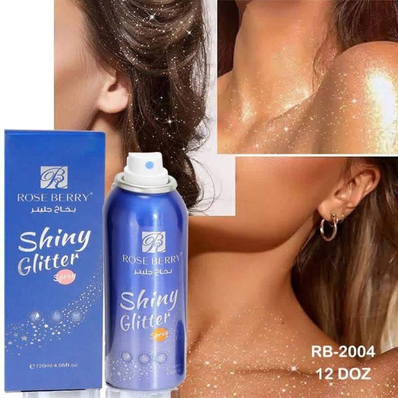 ✨ Rose Berry Glitter Spray | بخاخ جليتر روز بيري ✨
