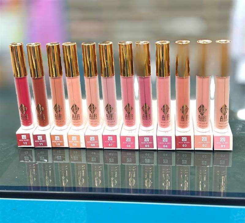 ليبستيك روز بيري Air Brush مات 👄✨💄 ROSE BERRY – AIR BRUSH Matte Liquid Lipstick 💄