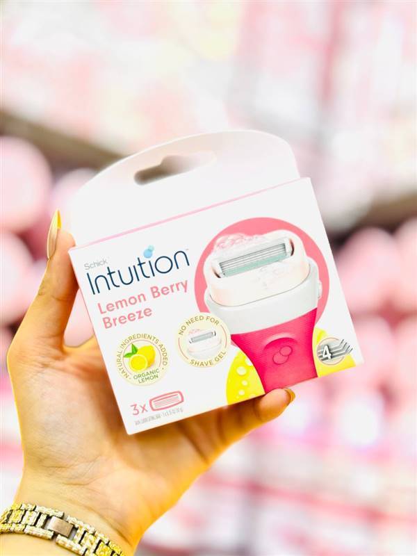 ✨ Intuition Razor Refills – 3 Blades✨ غيارات ماكينة انتويشن – 3 رؤوس